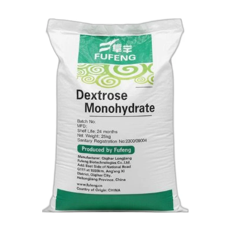Đường Dextrose monohydrate - Chất phụ gia tạo ngọt - Trung Quốc, 25kg/bao