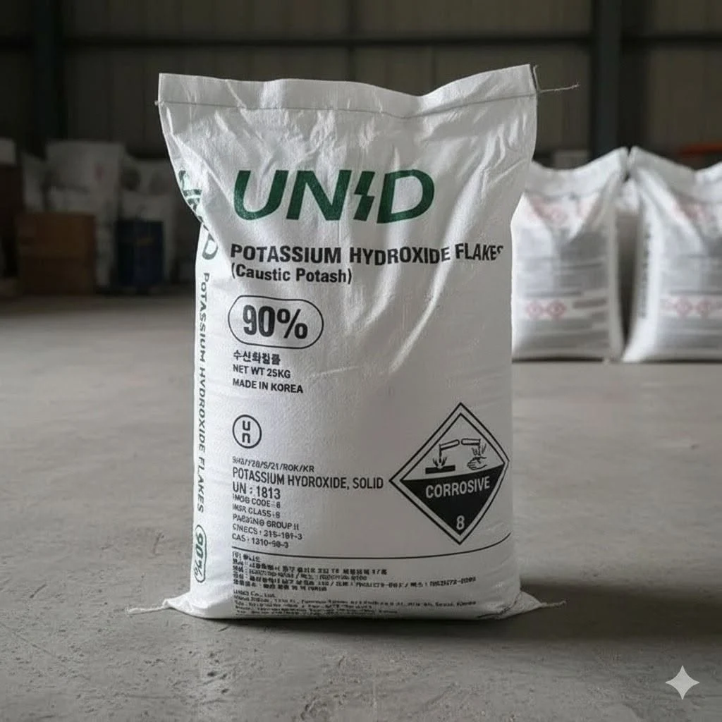 KOH - Potassium hydroxide 90%, Hàn Quốc, 25kg/bao — Ảnh 8