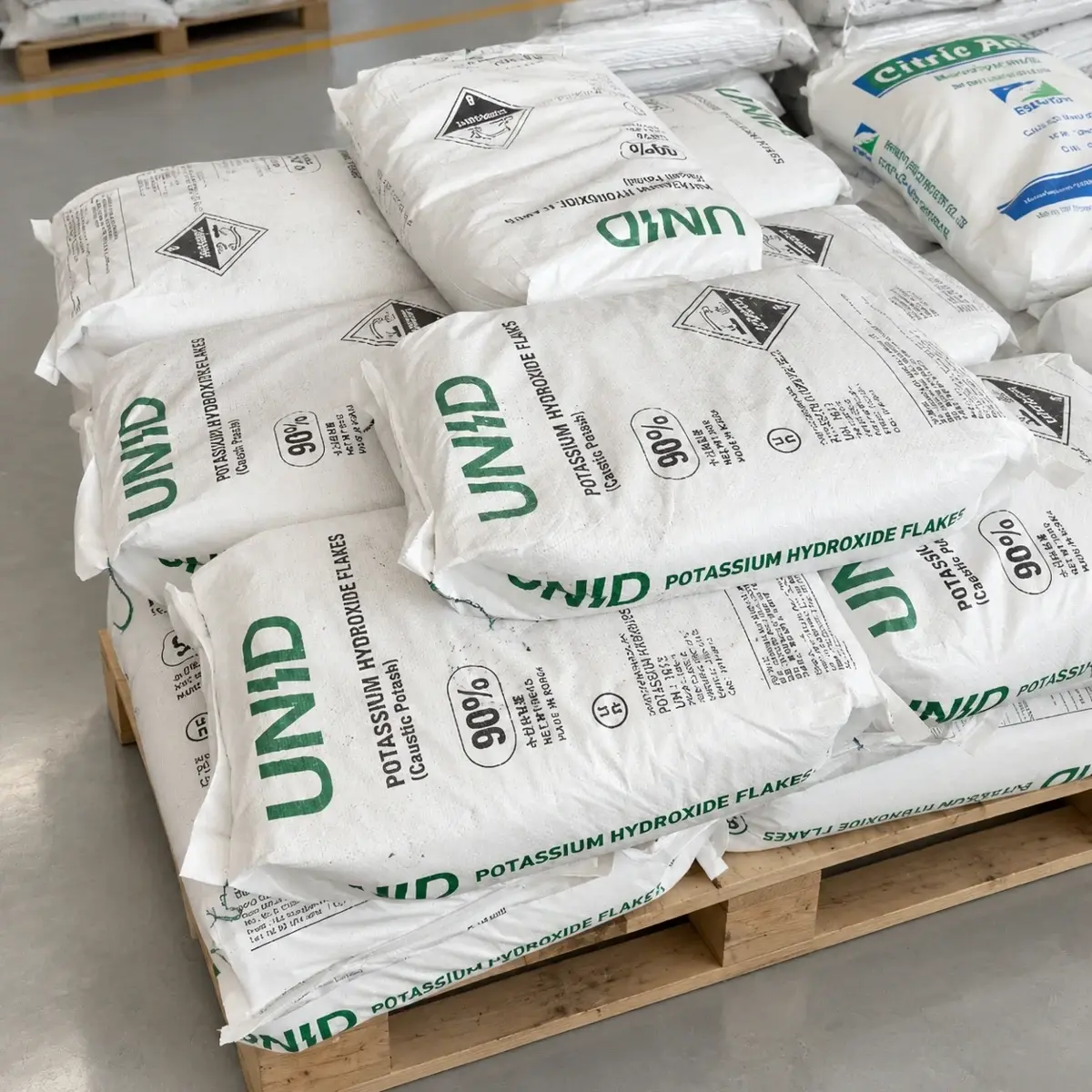 KOH - Potassium hydroxide 90%, Hàn Quốc, 25kg/bao — Ảnh 5