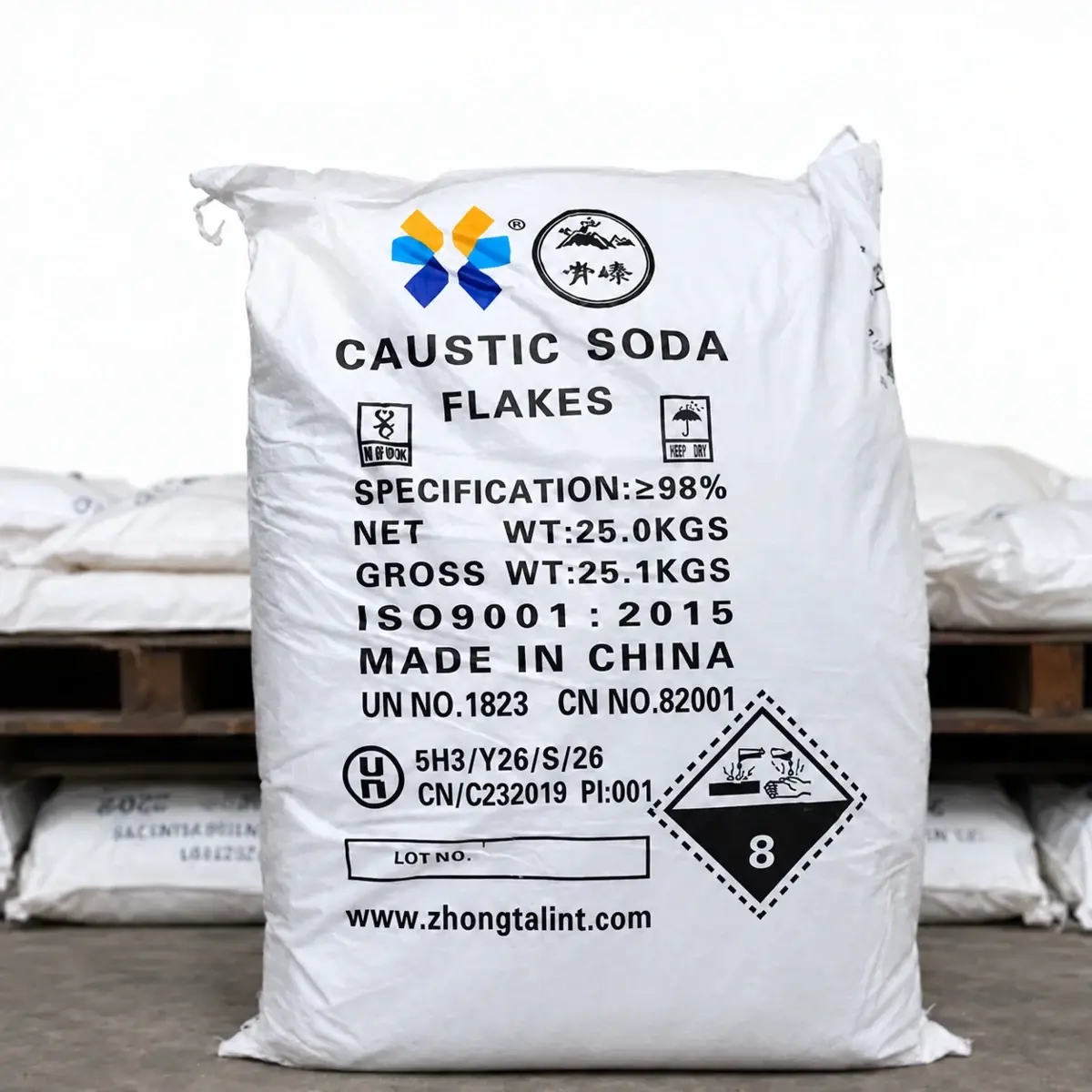 Hóa chất xút vảy NaOH 98% - Natri Hydroxit, Trung Quốc — Ảnh 6