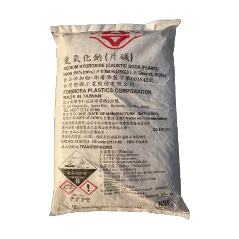 Xút Vảy Đài Loan 98%, Caustic Soda Flakes 25kg/bao — Ảnh 2