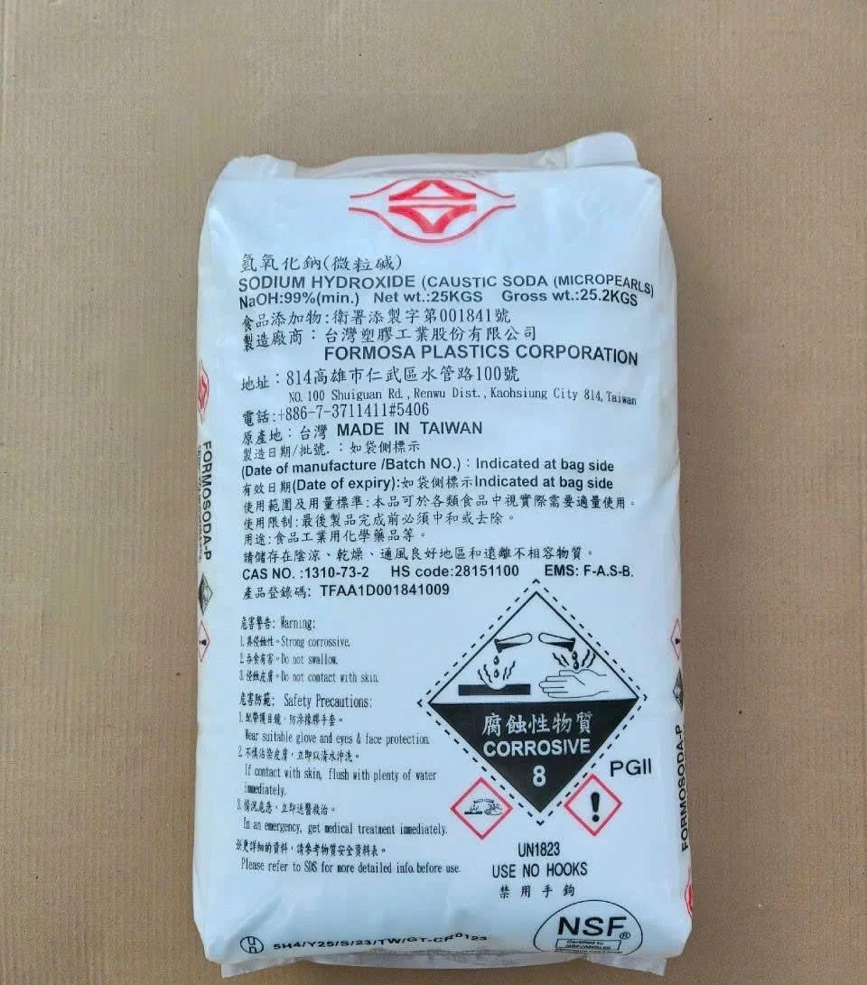 Xút Hạt Caustic Soda Pearl NaOH 99% Formosa Đài Loan — Ảnh 4