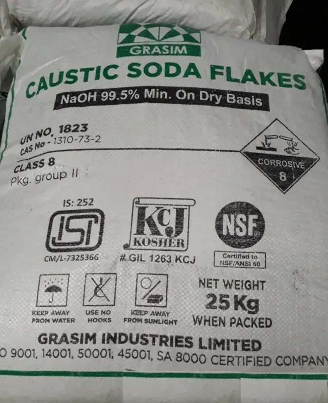 Xút vảy GRASIM CAUSTIC SODA FLAKES NaOH 99.5% Ấn Độ — Ảnh 4