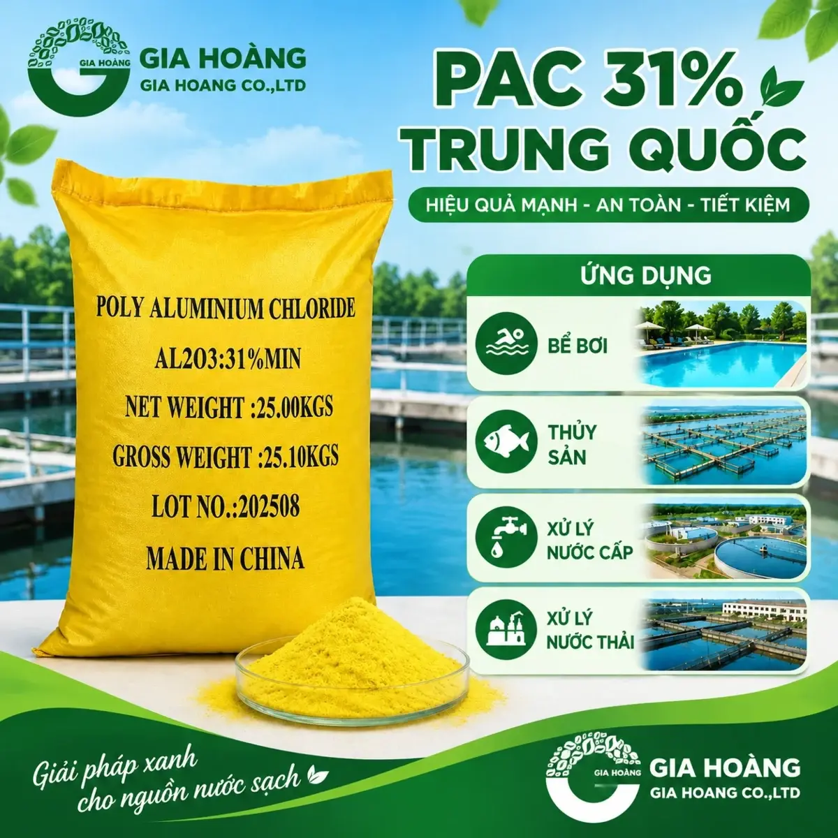 Pac Trung Quốc, Vàng Nghệ, 25kg/bao — Ảnh 2