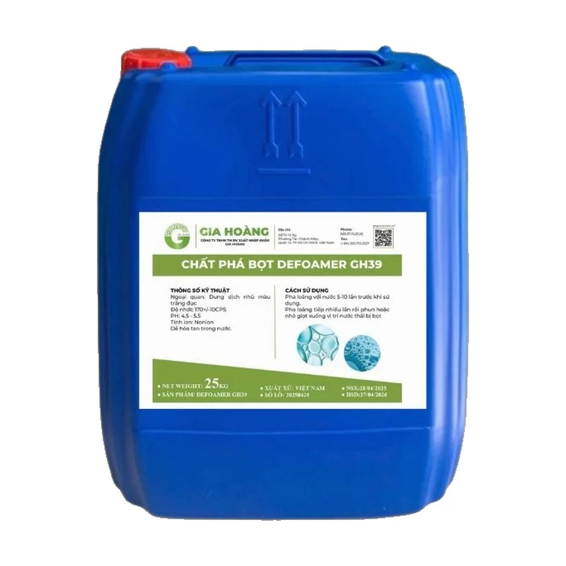 Chất phá bọt Defoamer GH39, Việt Nam