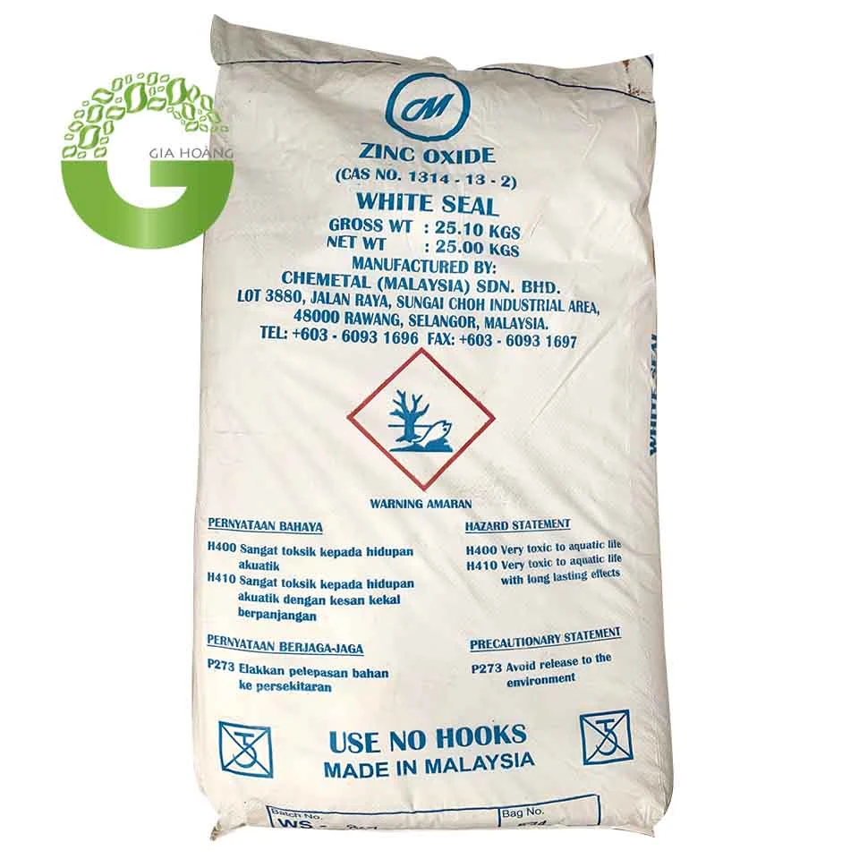 ZnO 99.8% - Zinc Oxide, Đài Loan, Malaysia, 25kg/bao — Ảnh 3