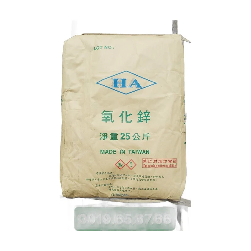 ZnO 99.8% - Zinc Oxide, Đài Loan, Malaysia, 25kg/bao — Ảnh 2