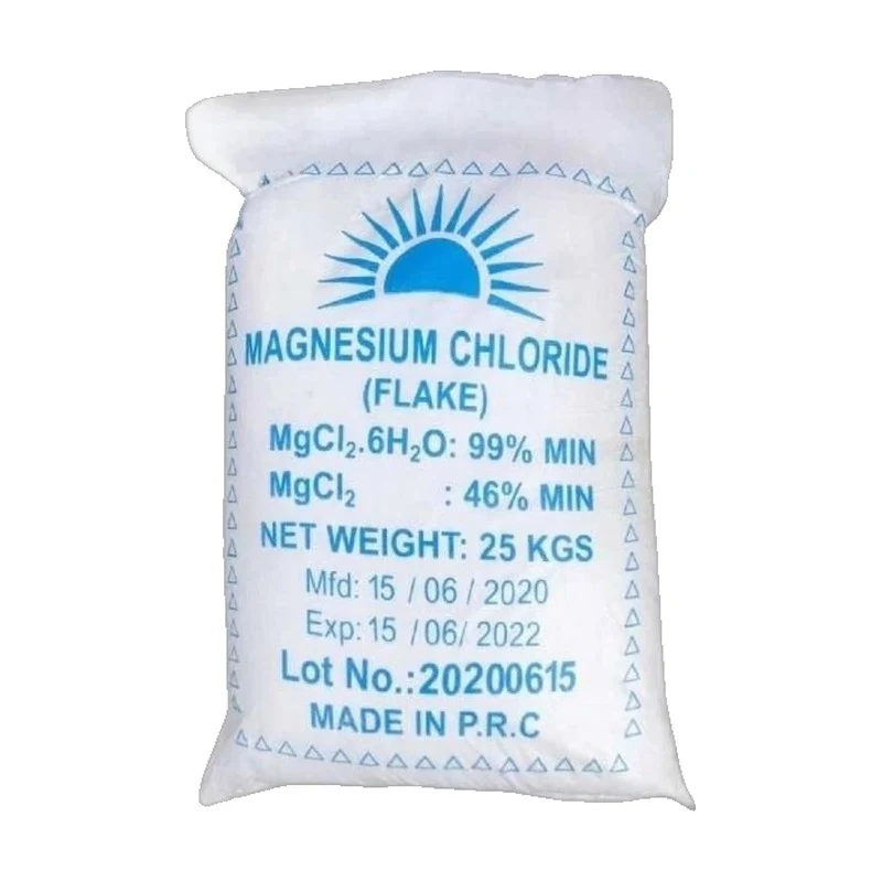 MgCl2 - Magnesium Chloride, Trung Quốc, 25kg/bao