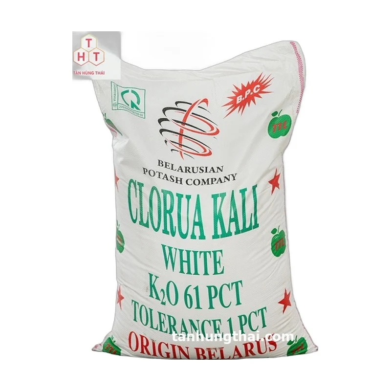 KCl - Kali Clorua-Trang-Bot, Israel, 50kg/bao.