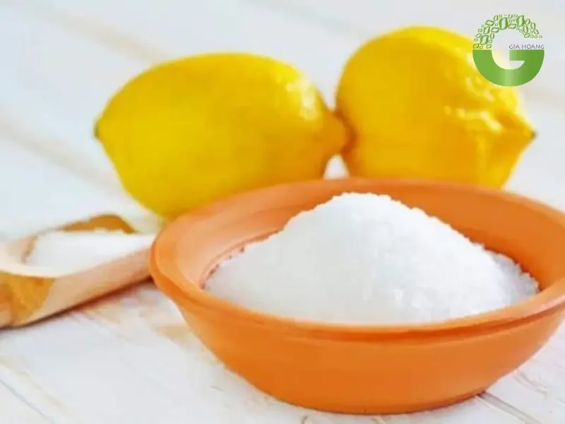 Có thể thay thế nước Javen bằng axit chanh
