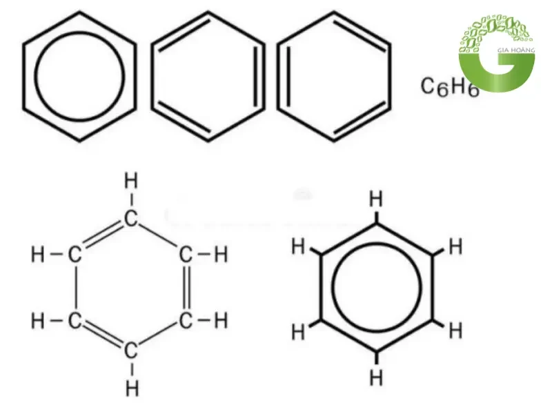 cấu tạo phân tử của benzen