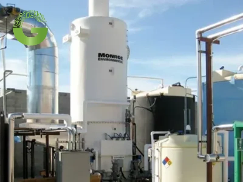Xử lý khí thải công nghiệp nhờ phản ứng của CO2 và Ca(OH)2