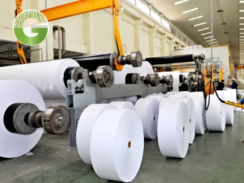 Na2CO3 được sử dụng trong quá trình nghiền bột giấy