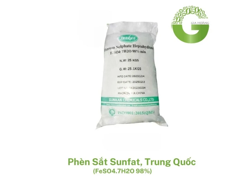 Dùng phèn sắt để khử Crom (VI) thành Crom (III)