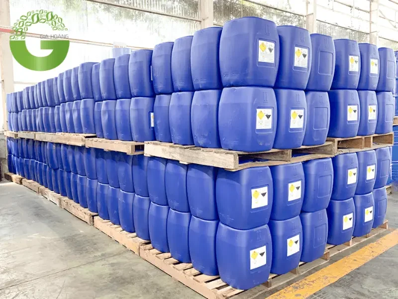 Bảo quản dung dịch NaOH 10% trong bình chứa chuyên dụng Bảo quản dung dịch NaOH 10% trong bình chứa chuyên dụng