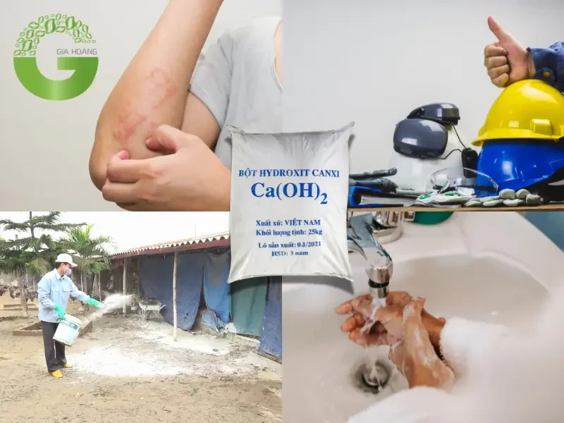 Các lưu ý khi sử dụng Ca(OH)₂ Các lưu ý khi sử dụng Ca(OH)₂
