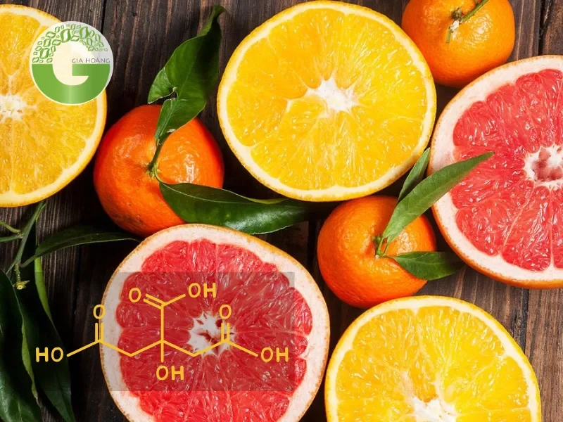 axit citric có trong quả nào