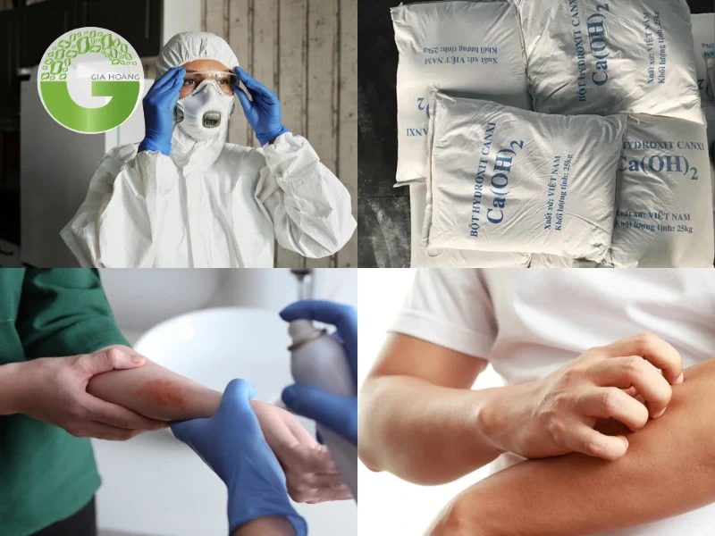 Các lưu ý sử dụng vôi sống, vôi tôi an toàn