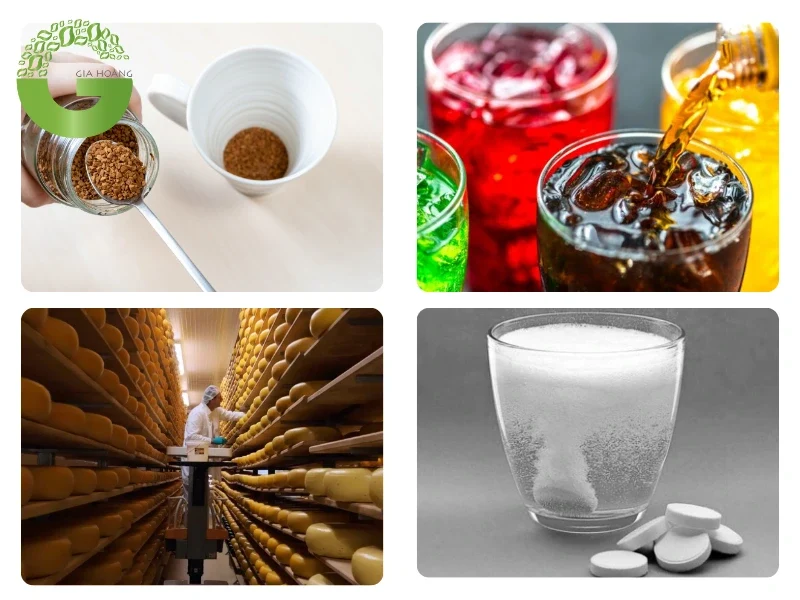 Ứng dụng đa dạng của Acid Citric Khan trong công nghiệp