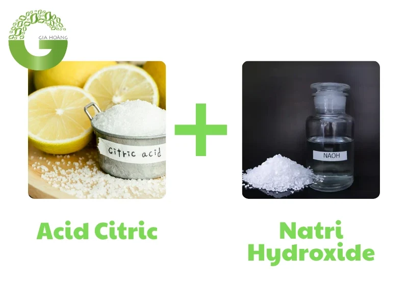 Bản chất phản ứng giữa Acid Citric và Natri Hydroxide (NaOH)