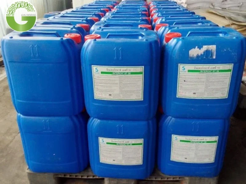 Cần sử dụng đúng chất liệu khi lưu trữ H2O2 Cần sử dụng đúng chất liệu khi lưu trữ H2O2