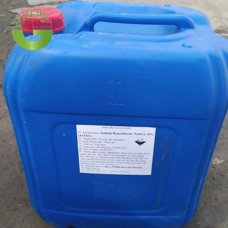 Ứng dụng hóa chất javen